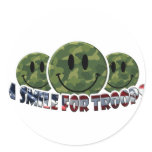 A Smile For Troops Stickers