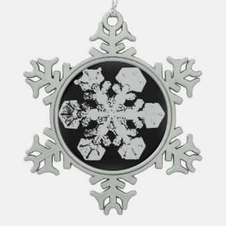 A Snowflake 3 Snowflake Ornament