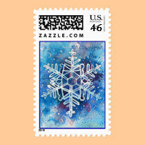 A Snowflake postage