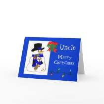 A Snowman's Christmas Card