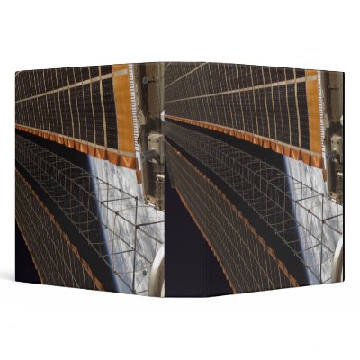 A solar array wing vinyl binders by stocktrek