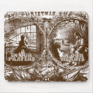 A Soldier's Christmas - Mousepad mousepad