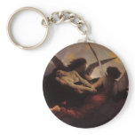 A Soul Brought to Heaven by Bouguereau Key Chain