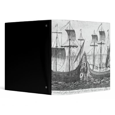 A Spanish 'Guarda Costa' 3 Ring Binders by bridgemanart