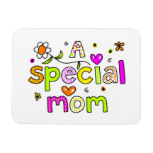 A Special Mom Rectangular Magnet