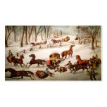 A Spill Out on the Snow Christmas Gift Tags Business Card Template
