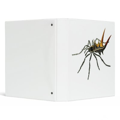 A spined orb-weaving spider 3 ring binder by Ernst_Haeckel