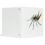 A spined orb-weaving spider 3 ring binder