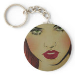 a splash of red keychains