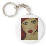 a splash of red key chain