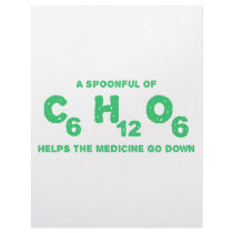 A Spoonful of C6H12O6 Helps the Medicine Go Down Customized Letterhead