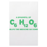 A Spoonful of C6H12O6 Helps the Medicine Go Down Custom Stationery