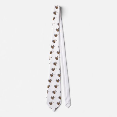 A Squirrel Playing Guitar Necktie by CrazyWorldForever