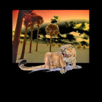 A stalking cougar in Miami.. See Women Tee's t-shirts