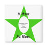 A Star Is Born - Add Baby Image and Text Template Magnet