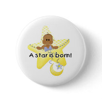 A Star is Born African American buttons
