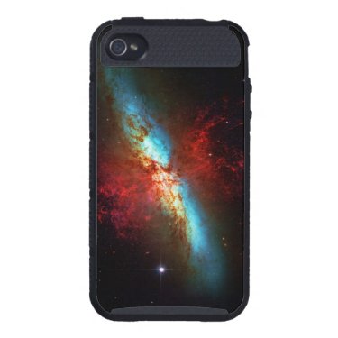 A Starburst Galaxy - Messier 82 (Cigar Galaxy) iPhone 4 Cases