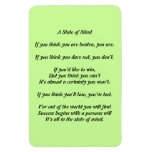 A State of Mind Poem Magnet