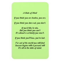 A State of Mind Poem Magnet