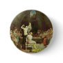 A Steam Bath By Chassériau Théodore (Best Quality) Pinback Button