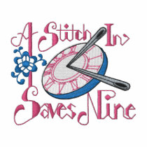 A Stitch In... embroidered shirts by ZazzleEmbroidery A Stitch In... embroidered shirts