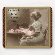 A Stitch In Time mousepads