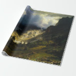 A Storm in the Rocky Mountains Bierstadt Wrapping Paper