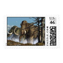 A Storm Of Mammoths Stamps