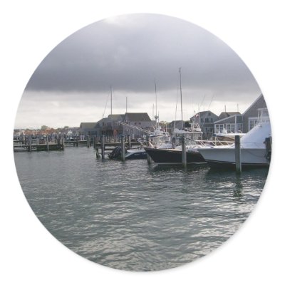 A Storm Rolls In Round Sticker by thelaughingwhale