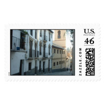 A street in Europe postage by claudiavaldez A street in Europe postage