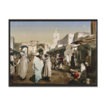 A street, Kairwan, Tunisia classic Photochrom Postcards