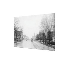 A Street Scene 7 Gallery Wrap Canvas