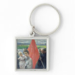 A Strike at Saint-Ouen, 1908 Key Chains