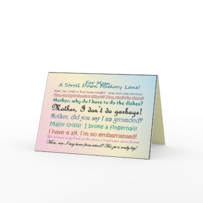 A Stroll Down Memory Lane Greeting Card by Perlyyyy