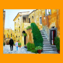 A Stroll With Papa in Italy posters
