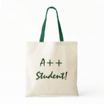 A++ Student In Green And White Bags