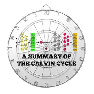 A Summary Of The Calvin Cycle (Photosynthesis) Dart Board