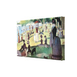 A Sunday Afternoon on La Grande Jatte by Seurat Gallery Wrap Canvas