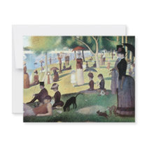 A Sunday Afternoon on La Grande Jatte by Seurat Custom Announcements