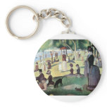 A Sunday Afternoon on La Grande Jatte by Seurat Key Chains