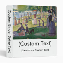 A Sunday Afternoon on the Grande Jatte Vinyl Binder