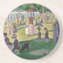 A Sunday Afternoon on the Grande Jatte Beverage Coasters