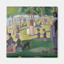 A Sunday Afternoon on the Grande Jatte Refrigerator Magnets