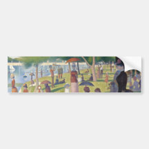 A Sunday on La Grande Jatte by Seurat Bumper Sticker