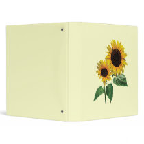 A Sunflower Mommy's Love 3 Ring Binders