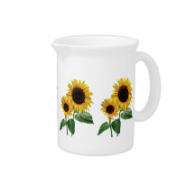 A Sunflower Mommy's Love Drink Pitcher