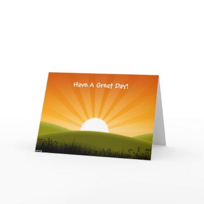 A Sunny Day Cards by flyingdiscs