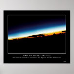A sunrise seen from the Space Shuttle Endeavor Posters