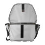 A surfboard sits on the beach in Florida on cliff Courier Bags