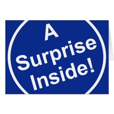 A Surprise Inside Greeting Cards by babyfactory